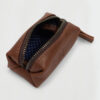 Monedero cuero café