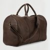 Weekender cuero café oscuro