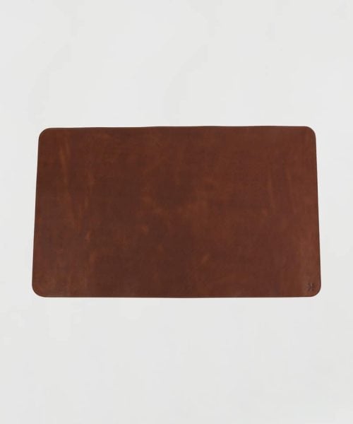 Cubre escritorio cuero café