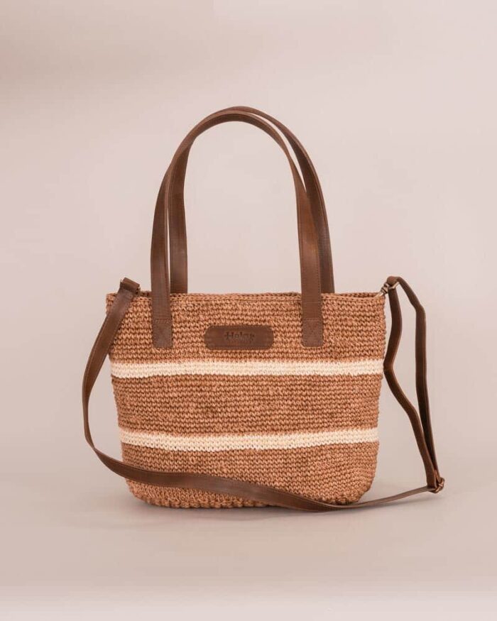 Cartera Cabuja café claro - Haku Handmade