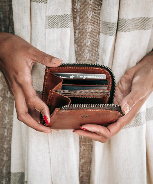 Alternative view of Billetera de cuero Mini Pampa