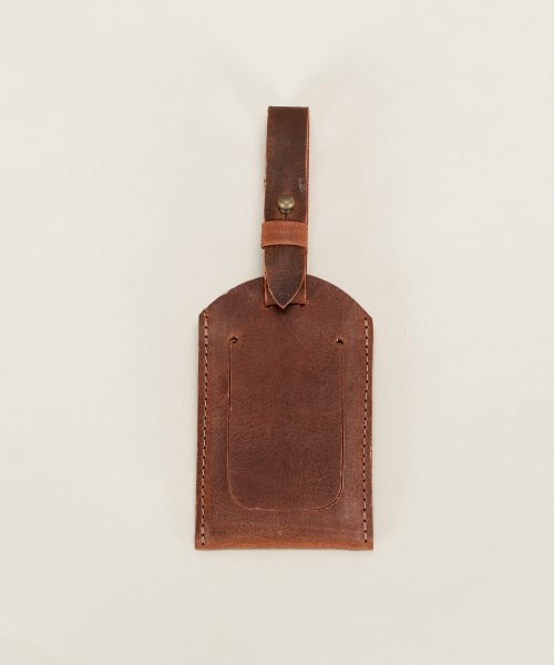 Alternative view of Travel Tag de cuero Puyu