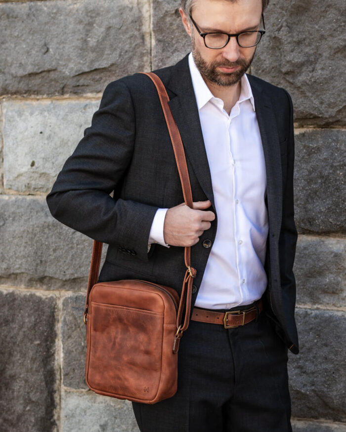 Bolso de cuero Eclipse