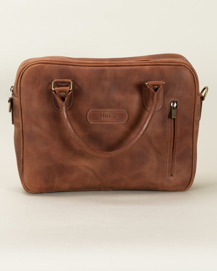 Alternative view of Maletín de cuero Trabis