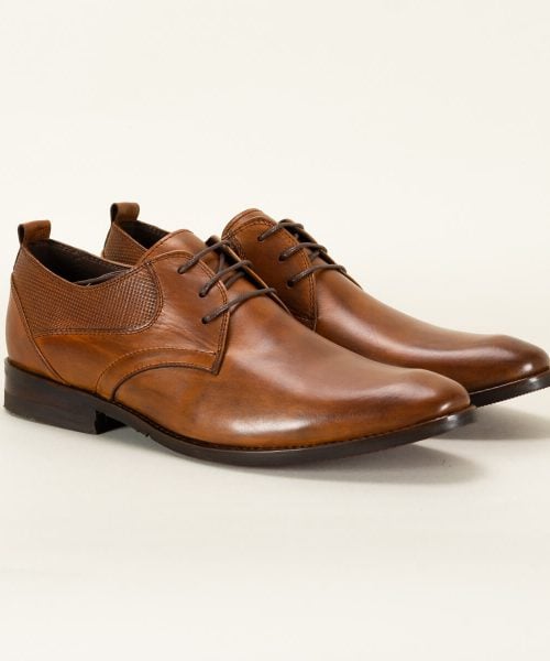 Zapato casual Derby en cuero