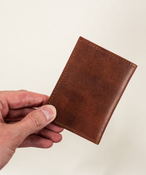 Billetera de cuero Bifold
