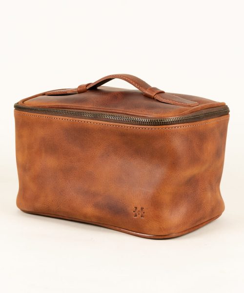 Alternative view of Cosmetiquera de cuero Anku