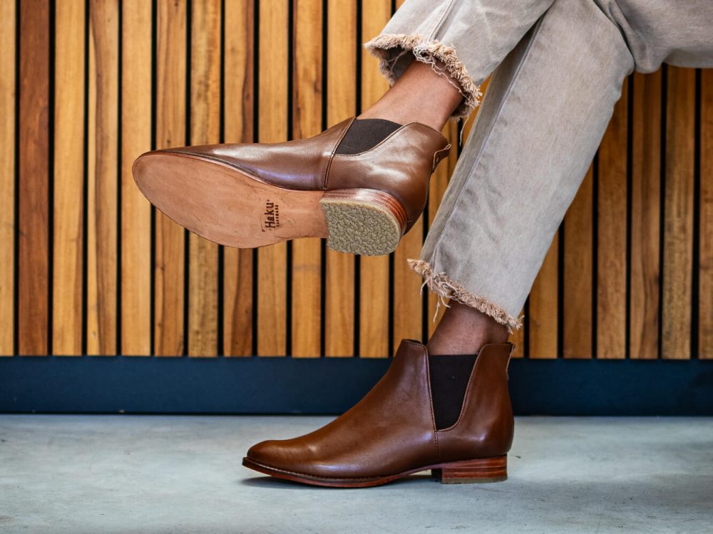 Calzado de cuero de Haku Handmade