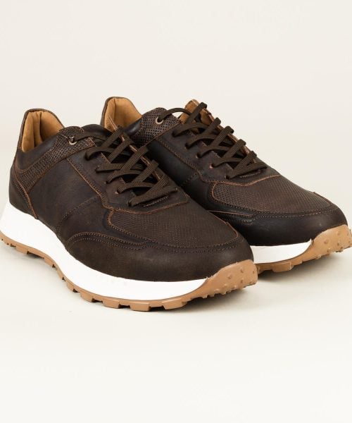 Zapato deportivo en cuero Luigi