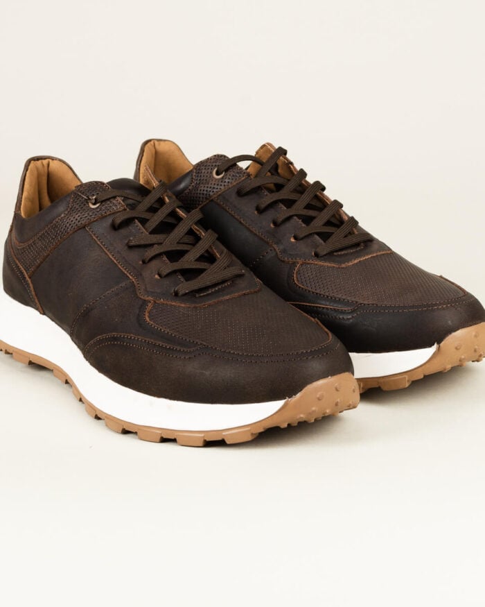 Zapato deportivo en cuero Luigi