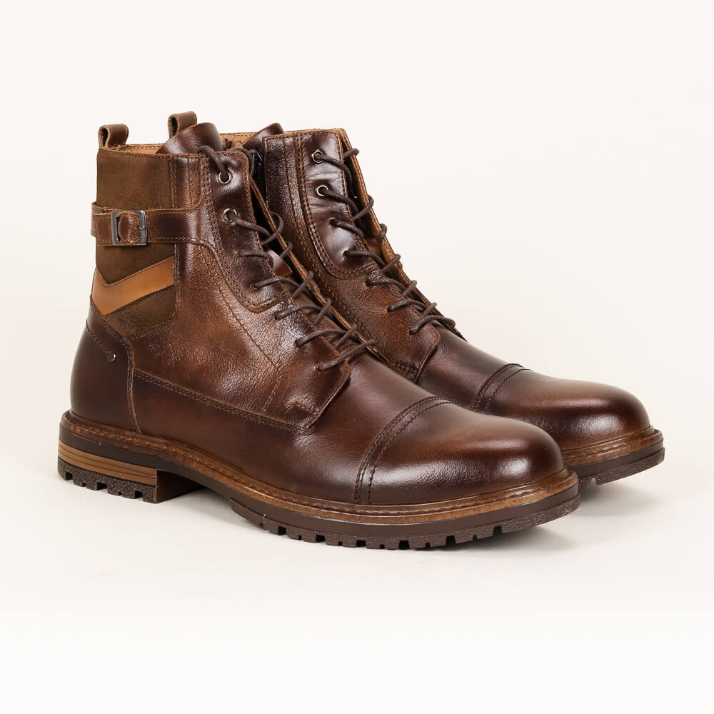 Bota de hombre en cuero Emilio