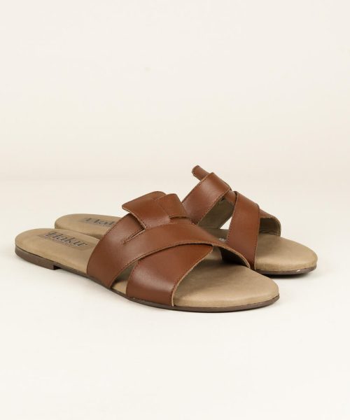 Sandalia en cuero Fran