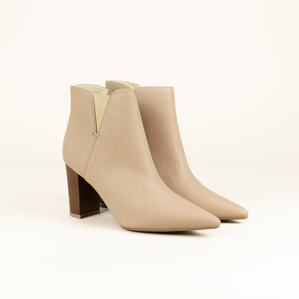 Botín en cuero de mujer Julie