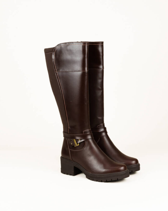 Bota en cuero de mujer Gabriela