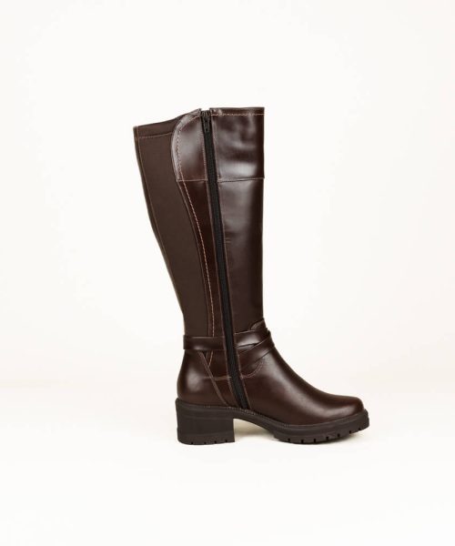 Alternative view of Bota en cuero de mujer Gabriela