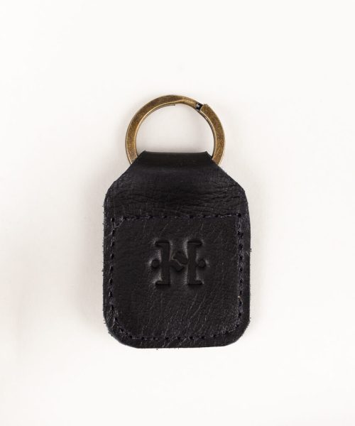 Alternative view of Llavero Cuadrado de cuero