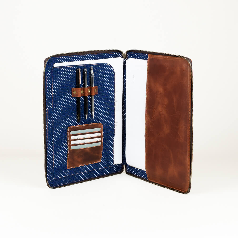 Carpeta en cuero Huaira - Image 2