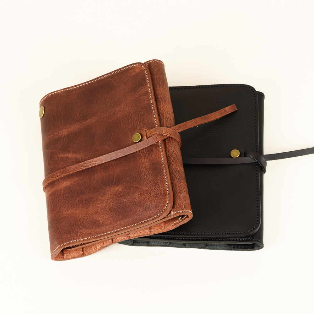 Porta joyas de cuero Mullu