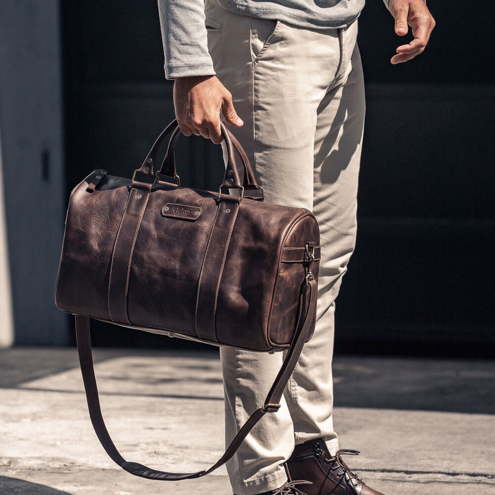 Maleta en cuero Via Weekender Mini