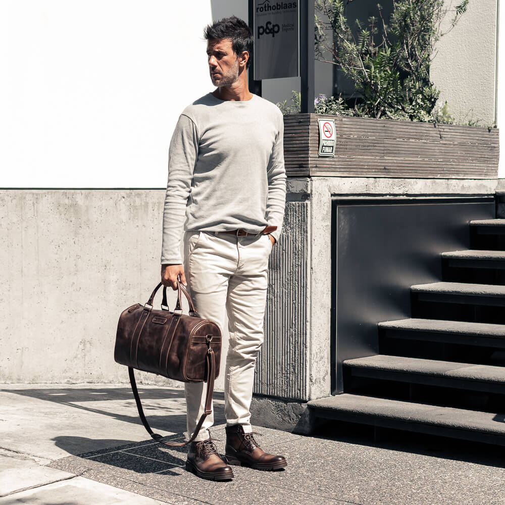 Maleta en cuero Via Weekender Mini - Image 13