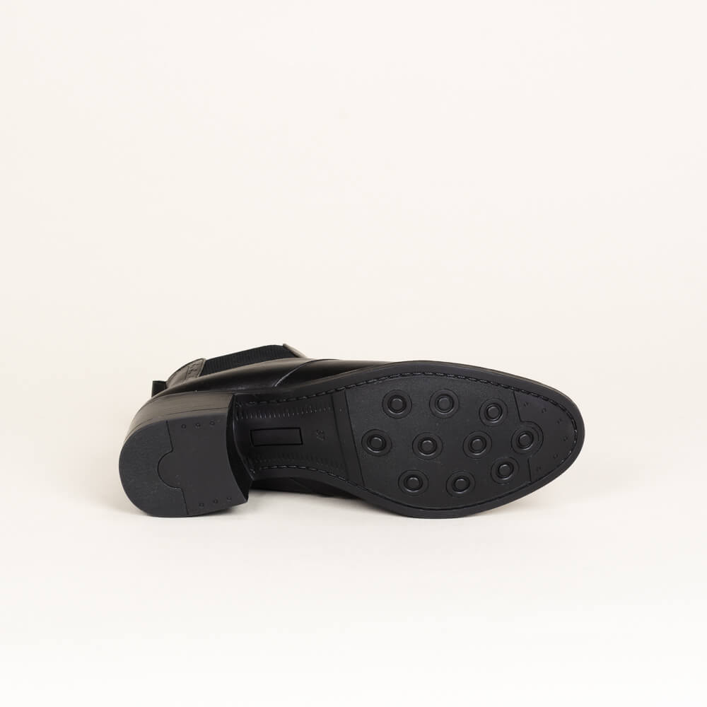 Botín en cuero de mujer Canela - Image 7