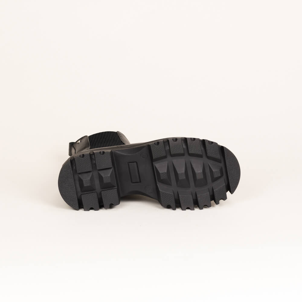 Bota en cuero de mujer Chunky - Image 4