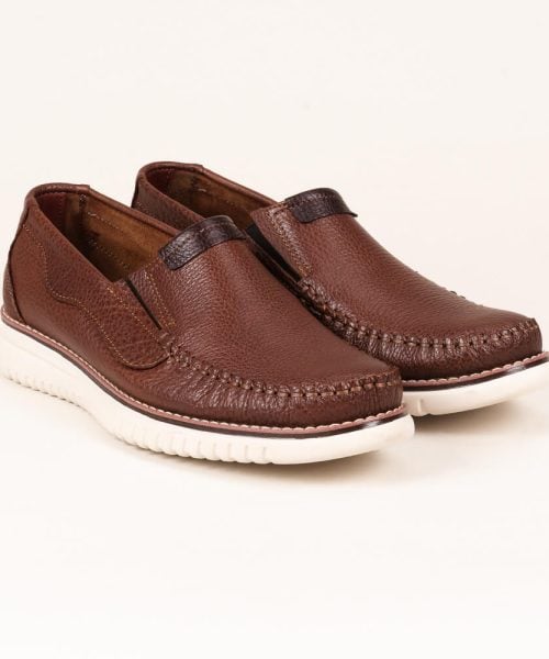 Mocasín en cuero Flexi