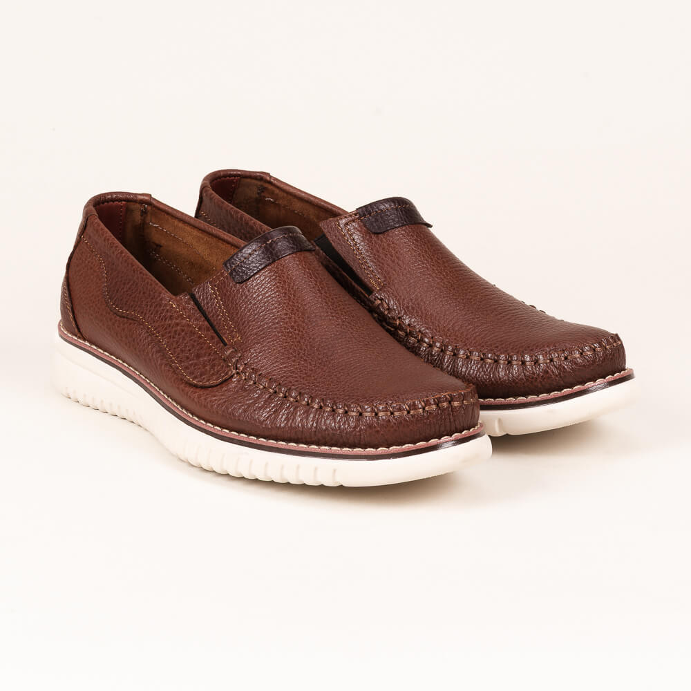 Mocasín en cuero Flexi