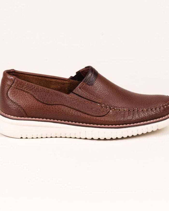 Alternative view of Mocasín en cuero Flexi