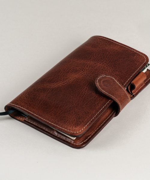 Mini Porta libreta en cuero A6