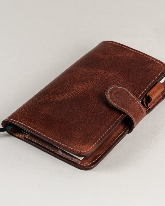 Mini Porta libreta en cuero A6