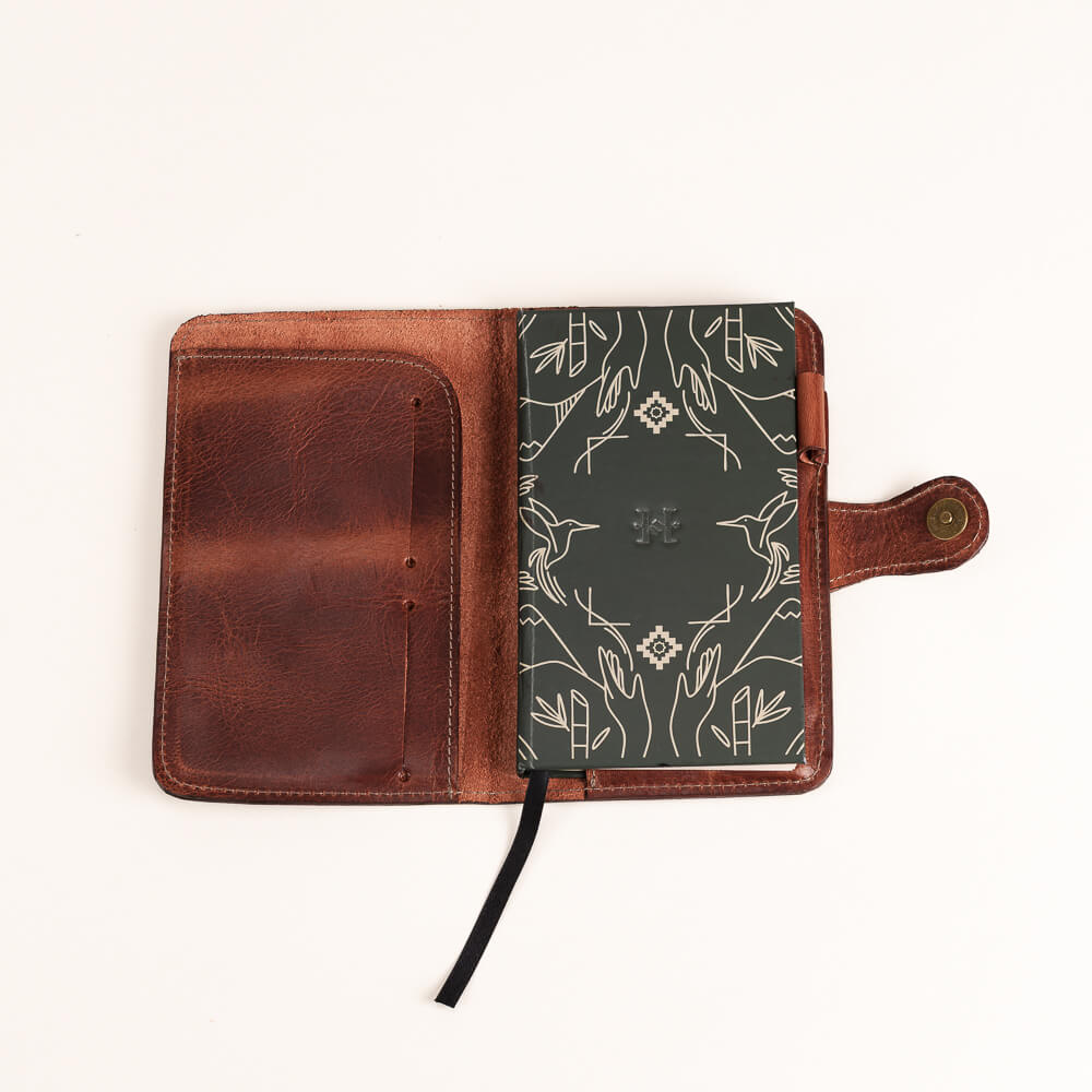 Mini Porta libreta en cuero A6 - Image 2