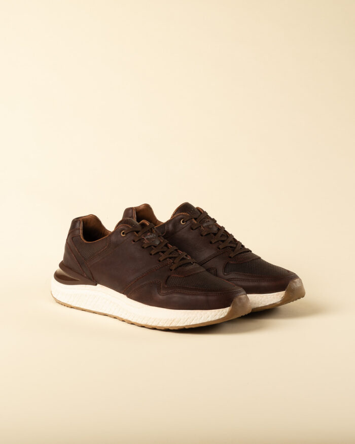 Zapato deportivo en cuero Luigi