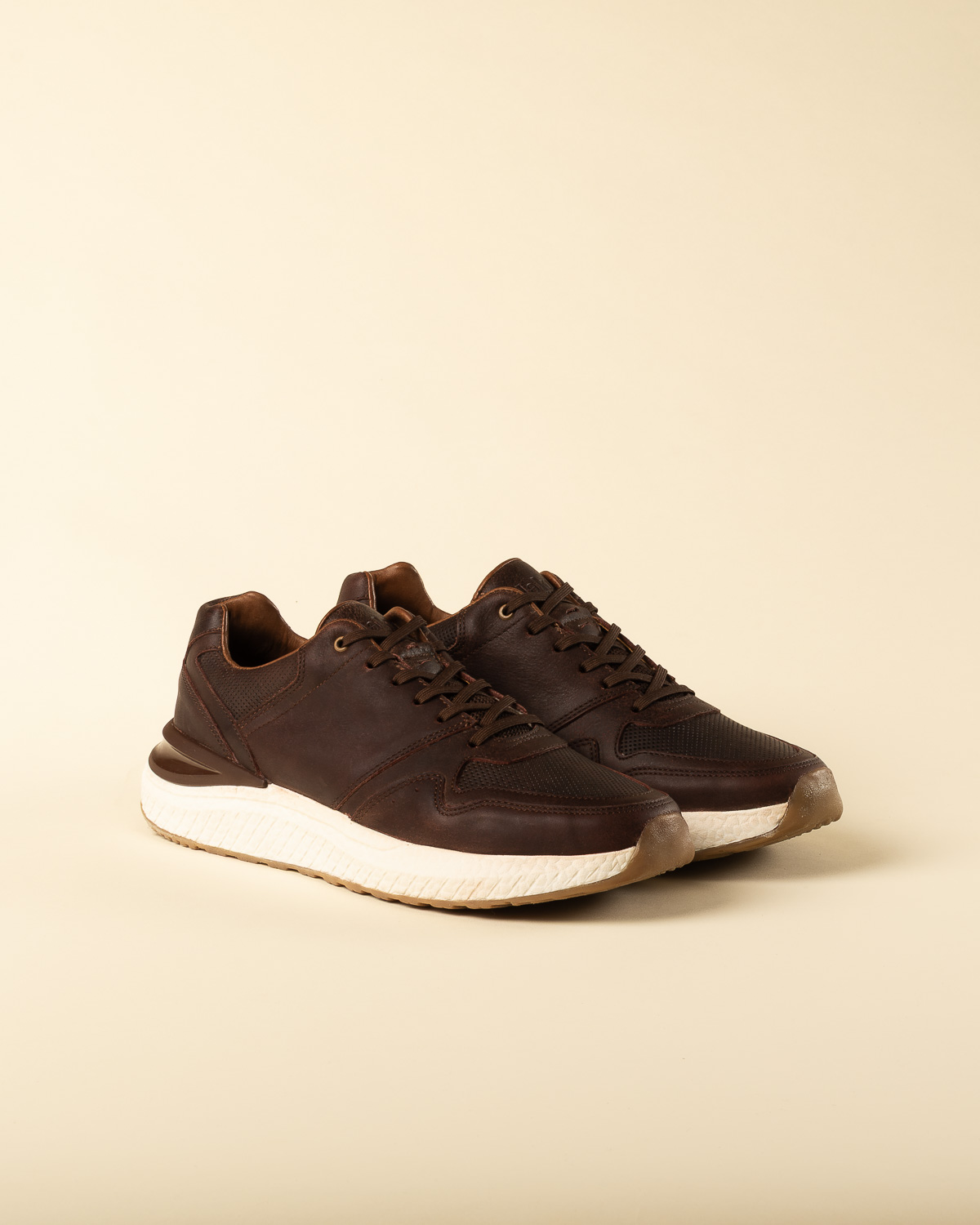 Zapato deportivo en cuero Luigi